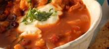 Spicy Chicken and Hominy Mexican Soup