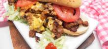 spicy chopped cheese sandwich