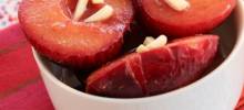 spicy oven-roasted plums