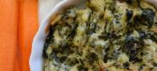 Spinach Artichoke Dip with Water Chestnuts