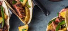 Steak and Potato Tacos with Poblano Chilies