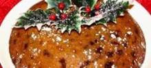 steamed christmas pudding