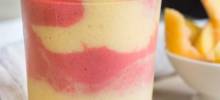 strawberry peach smoothie from yoplait&#174;