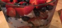 summer fruit trifle