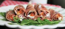 sweet and savory prosciutto roll-ups