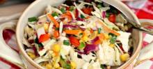 sweet-and-sour coleslaw