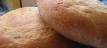 talian bread baked on a pizza stone