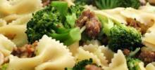 talian Sausage with Farfalle and Broccoli Rabe