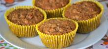 toasted oat muffins with apricots, dates, and walnuts