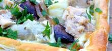 Tuna Tart with Mushrooms and Artichokes
