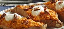 twice-baked sweet potatoes from voskos&#174;