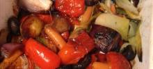 vegan oven-roasted vegetables
