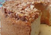 angel food cake with toasted almonds
