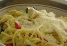 Angel Hair Pasta with Peppers and Chicken