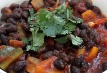 'anything goes' easy black beans