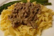 Army SOS Creamed Ground Beef