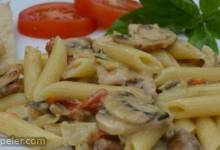 Artichoke and Roasted Red Pepper Pasta