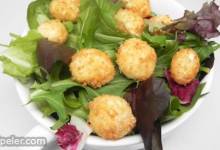 Arugula Salad with Fried Goat Cheese