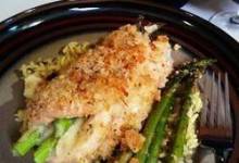 Asparagus and Mozzarella Stuffed Chicken Breasts