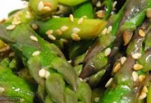 awesomely easy sesame asparagus