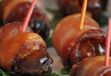 bacon and date appetizer