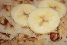 banana nut oatmeal
