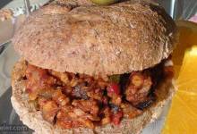 barbeque tempeh sandwiches