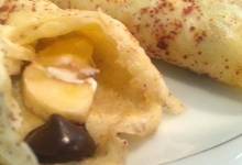 beer batter crepes with banana cream cheese filling