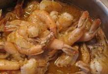 beer-boiled shrimp