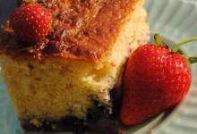 berry cornmeal cake