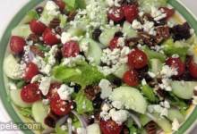 Blue Cheese and Dried Cranberry Tossed Salad