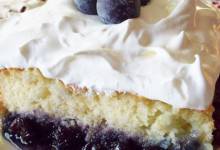blueberry bottom cake