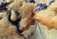 blueberry cream muffins