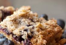 blueberry crumble bars