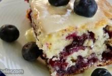 Blueberry Pudding with Hard Sauce
