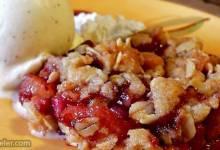 brenda's apple and pomegranate crisp