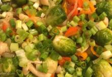 brussels sprouts stir fry