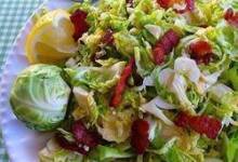 Brussels Sprouts with Bacon Dressing