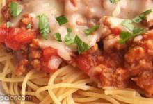 Camp David Spaghetti with talian Sausage