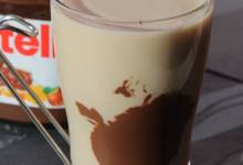 ced almond milk nutella&#174; latte