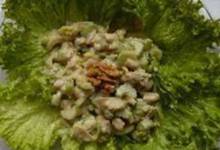 celery salad with apple and walnuts