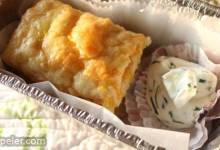 Cheddar Biscuits with Chive Butter