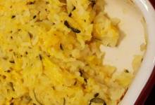 cheesy zucchini rice bake