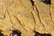 cheezy flax crackers