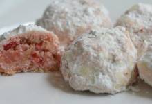 cherry snowball cookies