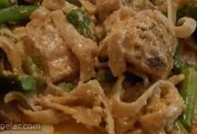 Chicken and Asparagus Fettuccine