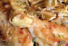 Chicken Breast Cutlets with Artichokes and Capers