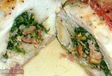 Chicken Breast Stuffed with Spinach Blue Cheese and Bacon