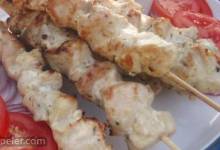 Chicken Souvlaki with Tzatziki Sauce