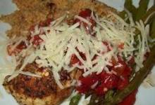 Chicken with Asparagus and Roasted Red Peppers